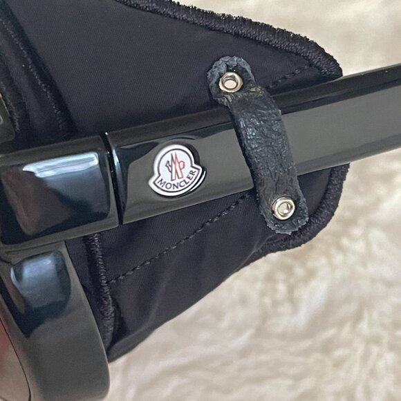 Moncler Diffractor ML 0206 05C Black Mirror Oversized Sunglasses Frame 66-11-140 - Picture 12 of 16